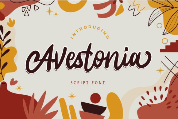 Avestonia: A Modern Script Font for Web Design