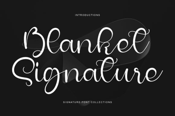 Blanket Signature Font for Modern Web Design