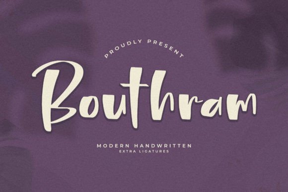 Bouthram: A Modern Handwritten Font for Impactful Campaigns