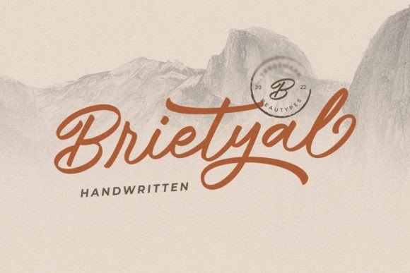 Brietyal: A Handwritten Script Font for Web Design