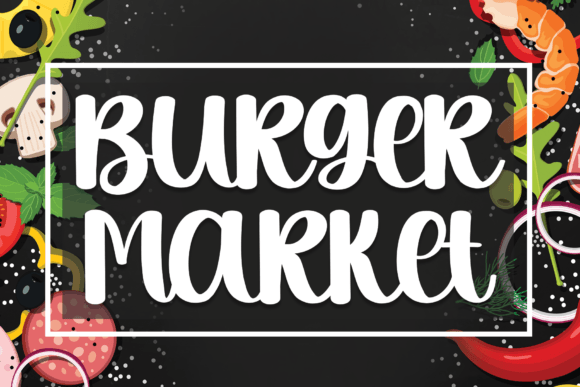 Burger Market: A Casual Handwritten Font for Web Design