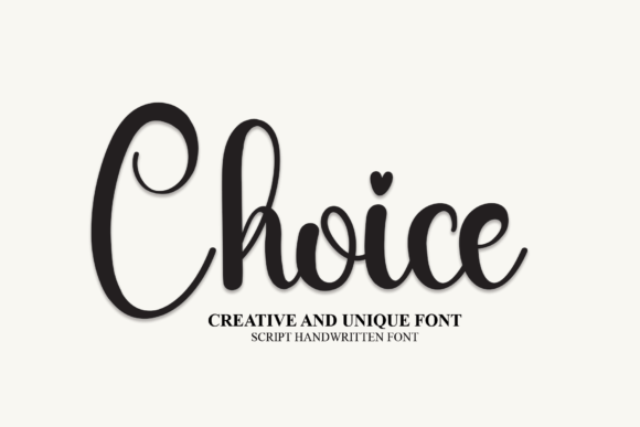 Choice: A Display Font That Elevates Digital Branding