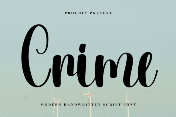 Crime Font: A Handwritten Touch for Your Creative Projects