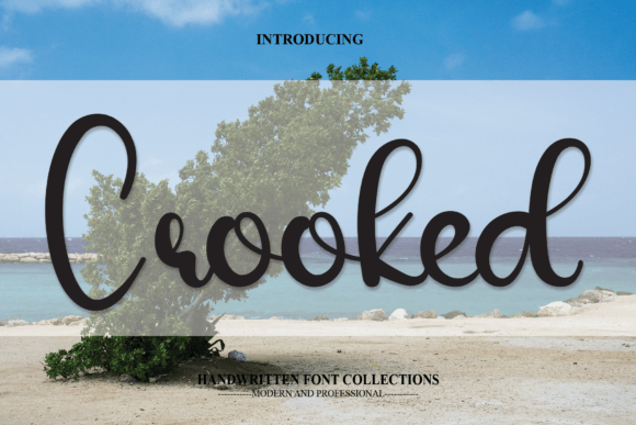 Crooked: A Handwritten Font for Editorial Elegance