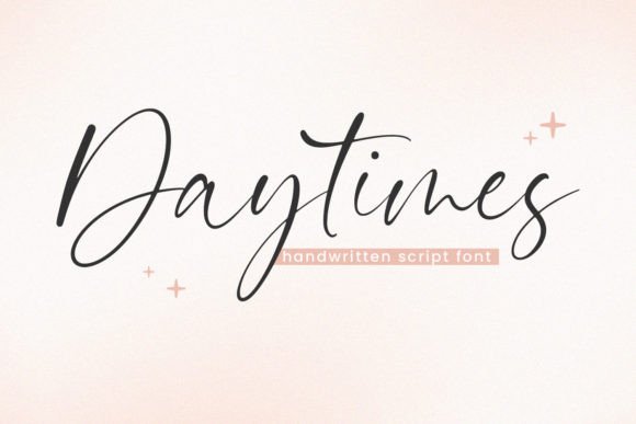Daytimes Font for Handmade and Commercial Projects