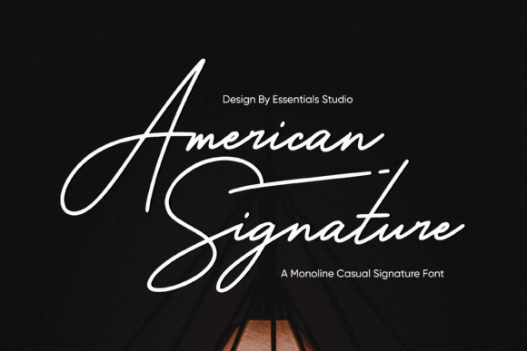 Enhance Your Brand with the American Signature Font