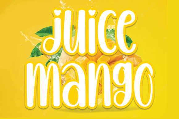 Enhance Your Brand with the Juice Mango Font