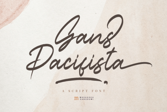 Gans Pacifista: A Modern Script Font for Creative Projects