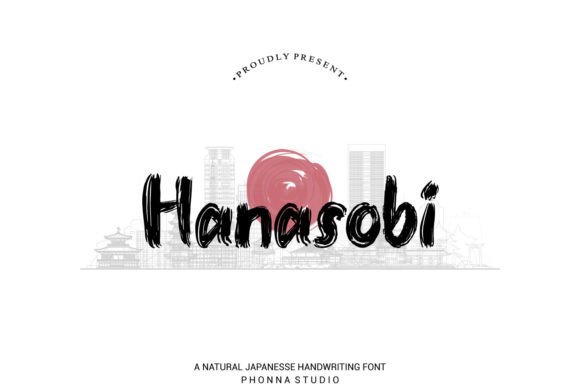 Hanasobi: A Bold Handwritten Font for Digital Branding
