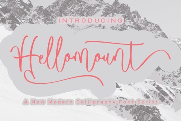 Hellomount Font for Web Design and Branding