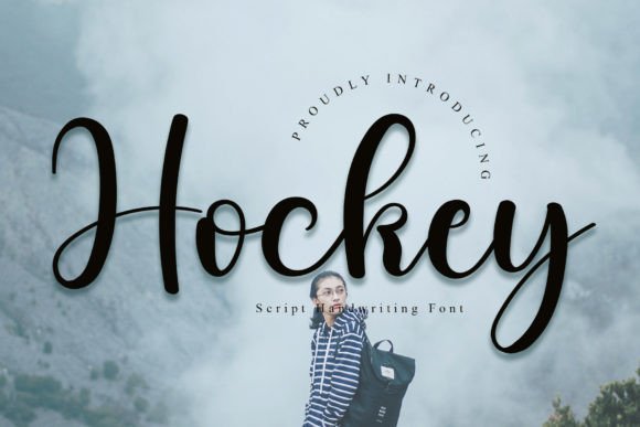 Hockey Script Font Review for Design Projects