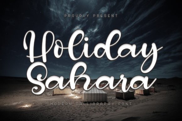 Holiday Sahara: A Delicate Handwritten Font for Creative Branding