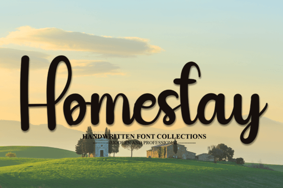 Homestay: A Handwritten Font for Warm, Joyful Editorial Design