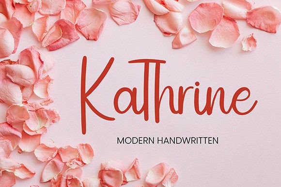 Kathrine: A Handwritten Font That Elevates Your Craft