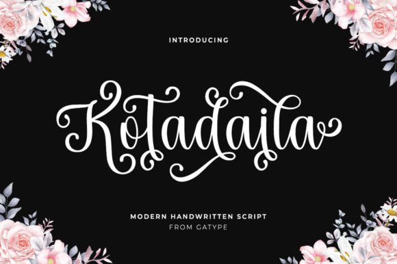 Kotadaila: The Script Font That Elevates Campaign Design