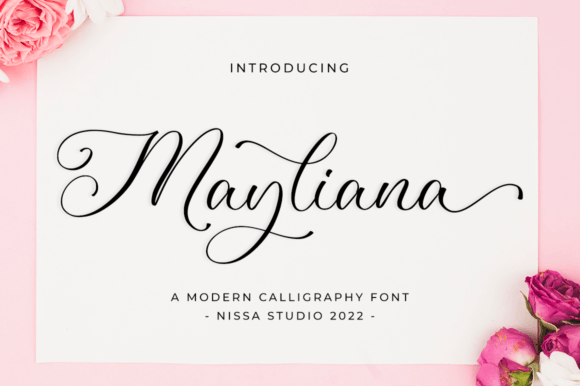 Mayliana Script Font for Editorial Design