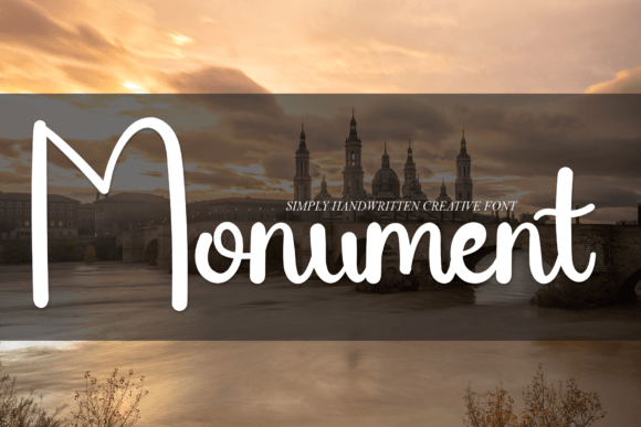 Monument: A Handwritten Font for Thoughtful Design