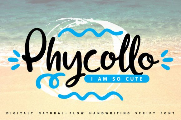 Phycollo: A Playful Handwritten Font for Creative Branding