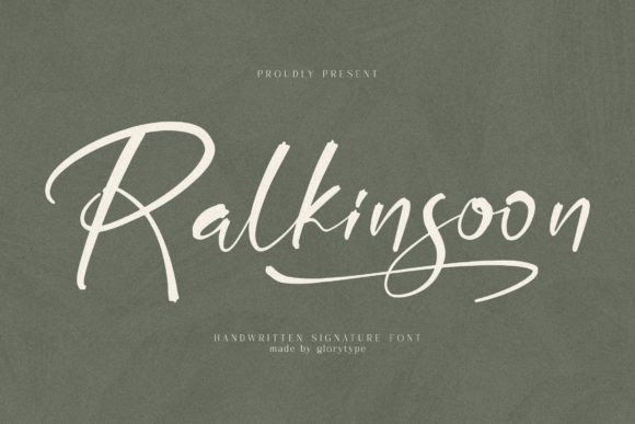 Ralkinsoon: A Handwritten Font for Web Design
