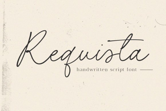 Requista: A Handwritten Font That Elevates Brand Identity