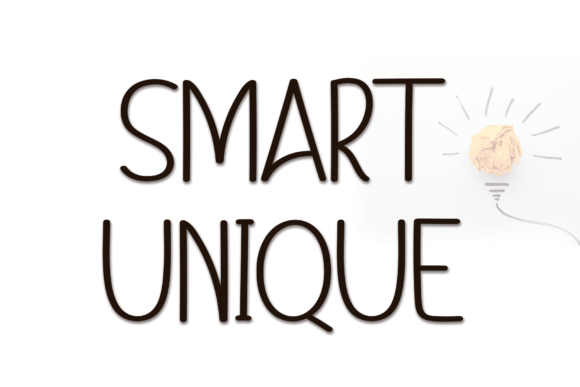 Smart Unique: A Sweet Handwritten Font for Joyful Branding