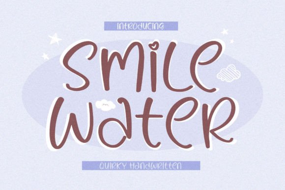 Smile Water Font for Editorial Design and Branding