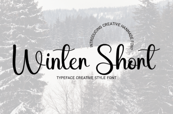 Winter Short: A Sweet Font for Branding Projects